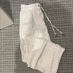 Striped Linen Pants